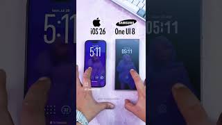 ios 26 vs oneui 8 #oneui8 #beta #beta3 #ios #apple @Samsung 🗿🗿@Apple ☠️💀