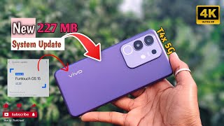 Vivo T4x 5G Smartphone || New System Update 227MB Review ✅ 👍