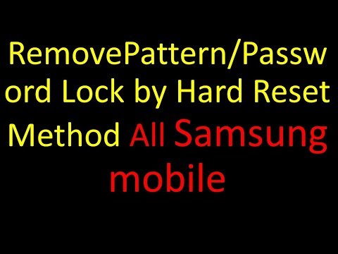 all samsung mobile hard reset