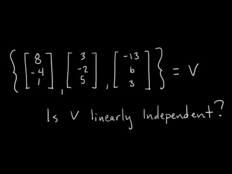How to Determine if a Set of Vectors is Linearly Independent [Passing Linear Algebra]