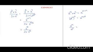 MathWithNazia : EXPONENT EXAMPLES