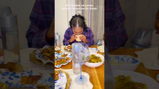 Me when my husband wants to order takeout sandwiches #dinner