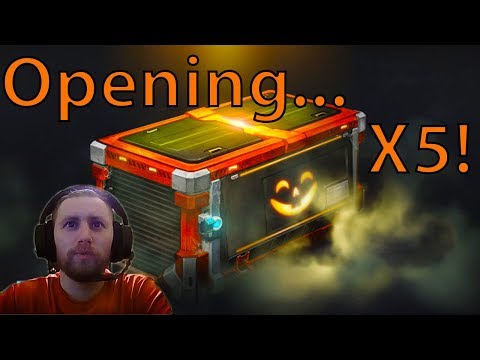 Opening 5 Halloween Crates #NoLuck #NoClickBait
