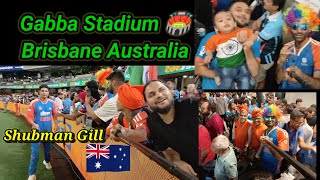 Shubman Gill in Gabba Stadium | Indian Life in Australia | T20 Cricket Match in Australia #trending 