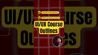 Advance UIUX Design Course Outlines. #ui #uidesignlearning #uiuxdesign #uiux #webdesign #uxdesign