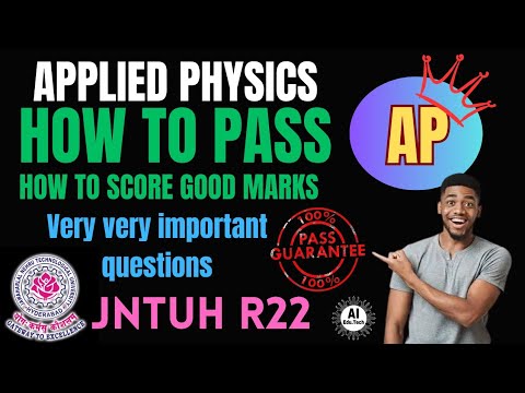 AP-Important questions-How to pass-Btech 1st year-R22-Jntuh