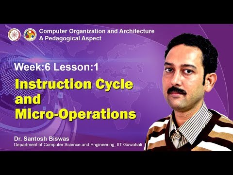 COA [Module 03 - Lecture 01]: Instruction Cycle and Micro-operations