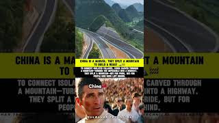 China CUT A MOUNTAIN in Half?! You Won't Believe Why! | Incredible Engineering Feat 🤯🇨🇳