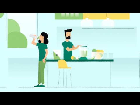 2d Video Explainer for Plant-Based Protein Powder Product