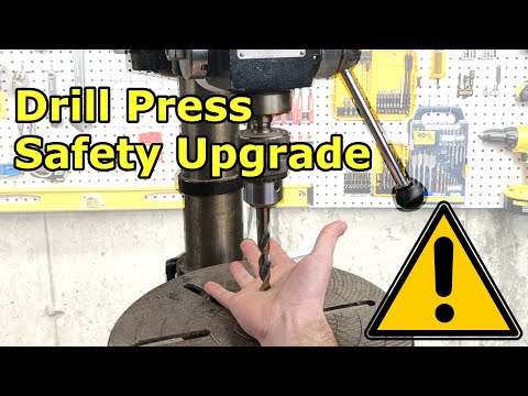 Drill Press Safety Upgrade: 3D Printed On/Off Switch Guard