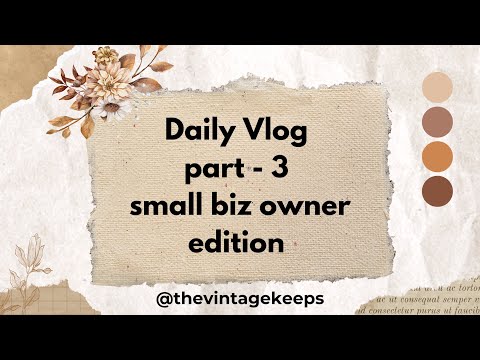 Small business owner-Daily Vlog | Dispatch | Shipping | Courier | Work