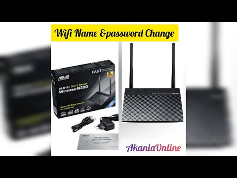 asus rt-n12+ 300mbps wifi router wifi name and password