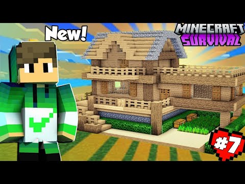 Finally New House Bana Hi Liya 🫠 Minecraft Me | Survival Series Ep7 | #minecraft #gauravop