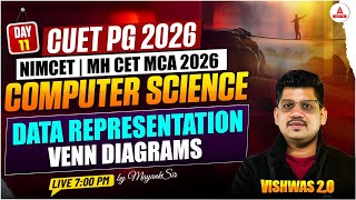 CUET PG 2026 | NIMCET & MH CET MCA 2026 Computer Science | Data Representation Venn Diagrams