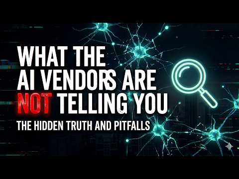 What The AI Vendors Are NOT Telling You