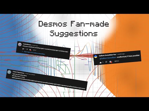 Desmos Fan-made Suggestions! - Part 1
