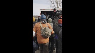 Pardoned January 6 rioter crashes anti-ICE protest