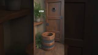Toilet Design Evolution Timelapse From 1600 to 2100 #timelapse #toilet #bathroom #history #design
