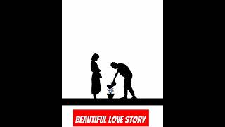 Beautiful Love Story ll Shadow Art l #shadowart #motionart #ytstudio #shorts #art #artstyle #lineart