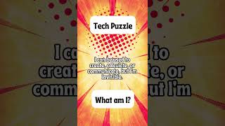Riddle Quiz: Tech Puzzle #technology #quiz #logic