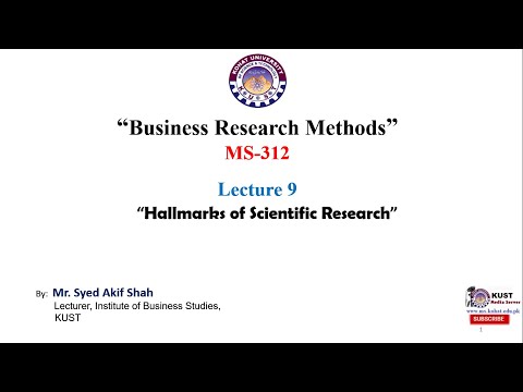 Hallmarks of Scientific Research