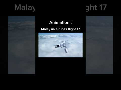 Malaysia airlines flight 17🇲🇾 | Animation/Real footage | #B777 #avationcrash #edit
