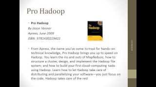 big data training quick References for Hadoop