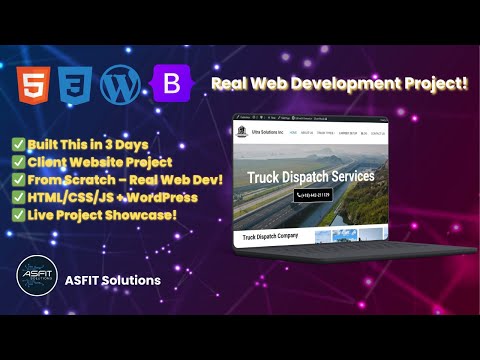 web development projects from scratch | wordpress projects