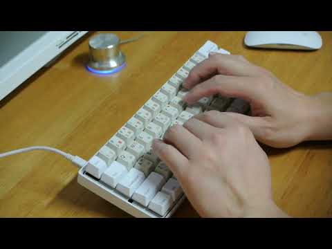 Vortex Pok3r 60% keyboard typing sound