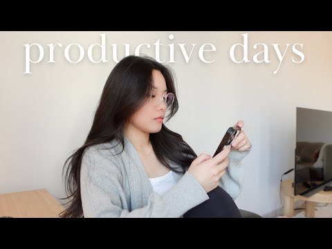 Productive Vlog | new 34" OLED monitor, weekend errands, busy work day