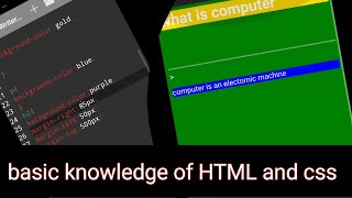 basic knowledge of html and css in nepali