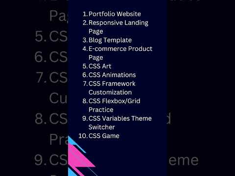 HTML CSS Projects