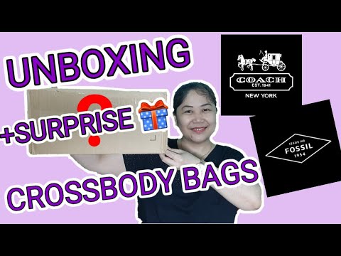 UNBOXING COACH JES CROSSBODY + SURPRISE GIFTS FROM BFF | Wandering Riz