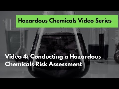 Conducting Hazardous Chemicals Risk Assessment