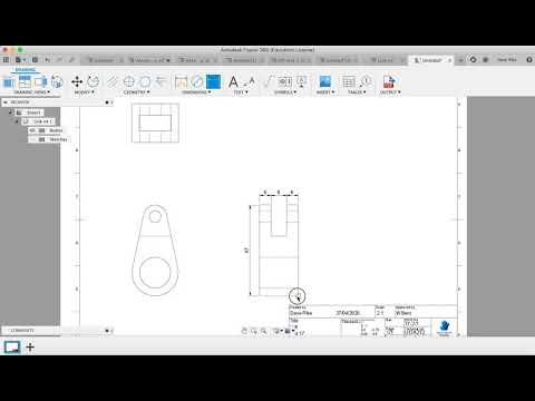 Creating engineering drawings from Fusion 360 models