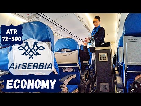 FORGOTTEN FLIGHT - Air Serbia Economy Class ATR-72