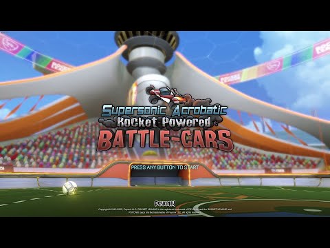 Rocket League's 2025 April Fools menu
