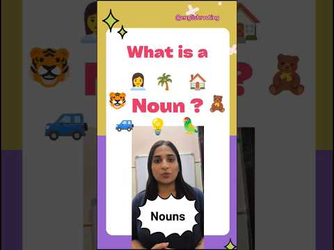 NOUNS Explained | 5 Types with Examples ✨📚 #Shorts #spokenenglish #learnenglish