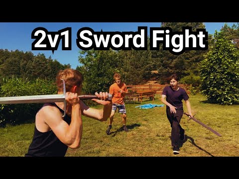 Longsword VS Longsword & Warhammer | Our First Swordfight Choreography