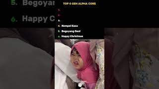 TOP 6 GEN ALPHA CORE😂 #kompilasilucu #ngakak #lucu #memes #core