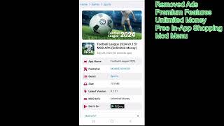 Football League 2025 Mod Apk / Hack Latest Version 2025 | All Unlimited & All Unlocked