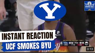 INSTANT REACTION: BYU GETS SMOKED BY UCF | DISASTER NIGHT FOR THE COUGS | Church Ball Pod