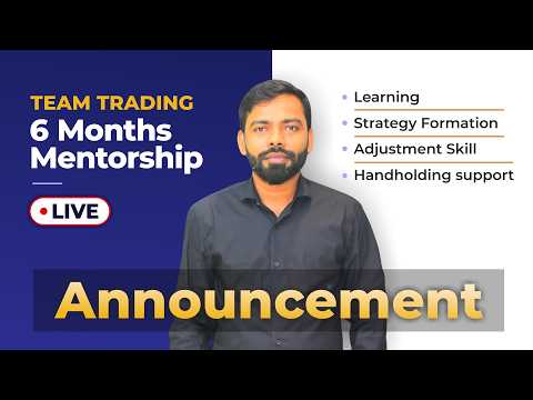 LIVE Batch Announcement 📢 –Team Trading Mentorship on Options Trading 💹 | Starts -  25th Feb