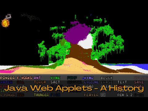 A History on Java Web Applets