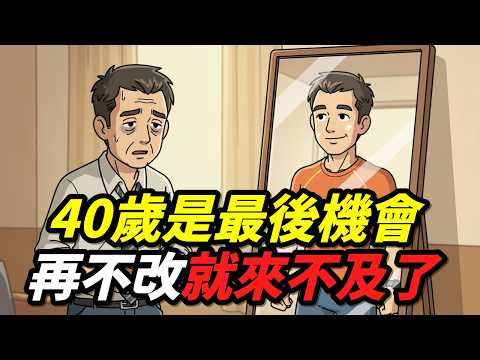 40歲的黃金時期，來不及之前一定要改變