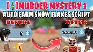 [❄️ MCHRISTMAS 2025] Mm2 AUTO FARM SNOWFLAKES SCRIPT | GET 10,000 SNOW TOKENS | NO KEY 🔑 | FREE! 🎄
