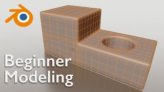 Blender Basics - Polygon Modeling Exercise