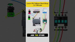 Learn PLC Motor Control in 60 Seconds | Electricians & Engineers Must Watch!