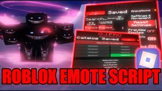 Roblox Script Showcase – FE All Emotes MOBILE AND PC