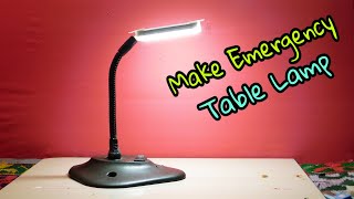 DIY RECHARGEABLE TABLE LAMP, Table Lamp at Home, Rechargeable Table Lamp